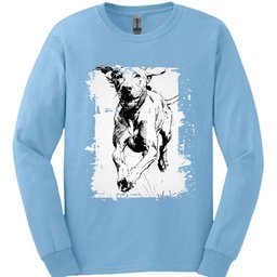 Vizsla Running Dog Long Sleeve Shirt Gift For Dog Lover
