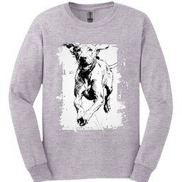 Vizsla Running Dog Long Sleeve Shirt Gift For Dog Lover