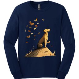Vizsla Fall Dog Long Sleeve Shirt Gift For Dog Lover
