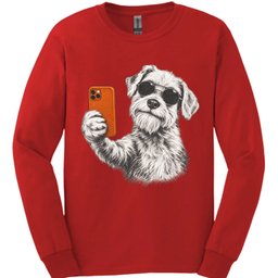 Sealyham Terrier Selfie Dog Long Sleeve Shirt Gift For Dog Lover