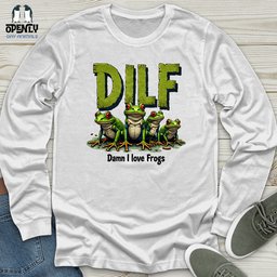 Dilf Unisex Long Sleeve Tee Gift For Animal Lover