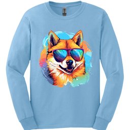 Shiba Inu Top Dog Long Sleeve Shirt Gift For Dog Lover