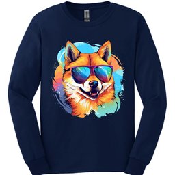 Shiba Inu Top Dog Long Sleeve Shirt Gift For Dog Lover