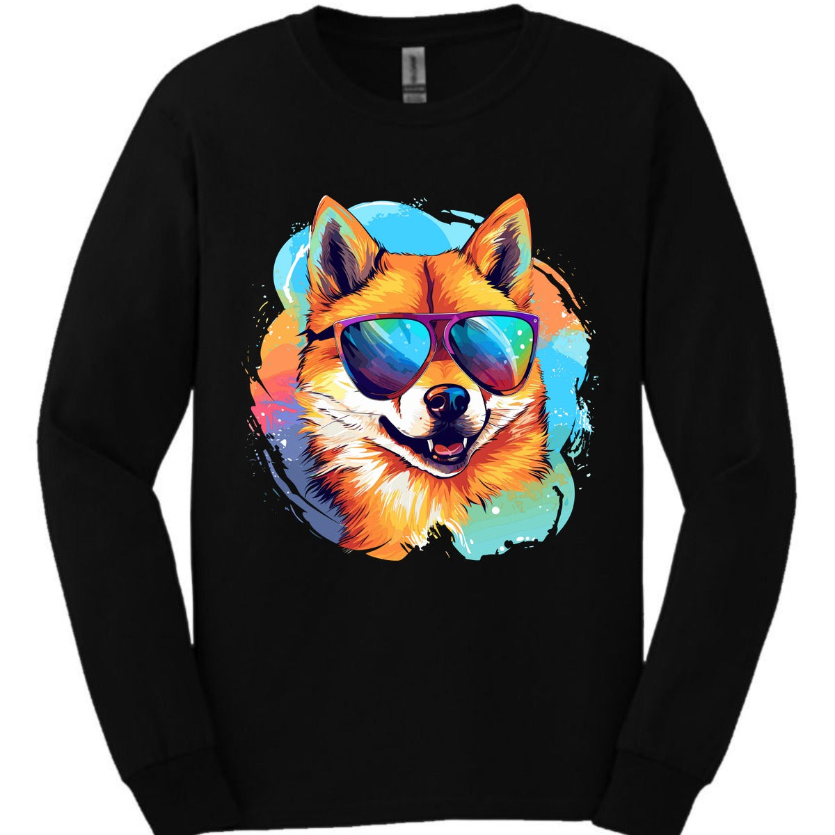 Shiba Inu Top Dog Long Sleeve Shirt Gift For Dog Lover