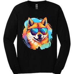 Shiba Inu Top Dog Long Sleeve Shirt Gift For Dog Lover
