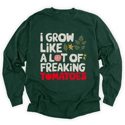 Freaking Tomatoes Long Sleeve Shirt T Shirt Gift For Gardener