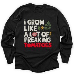 Freaking Tomatoes Long Sleeve Shirt T Shirt Gift For Gardener