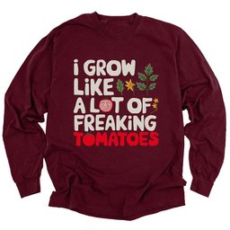Freaking Tomatoes Long Sleeve Shirt T Shirt Gift For Gardener