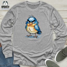 Angry Bird Unisex Long Sleeve Tee Gift For Animal Lover