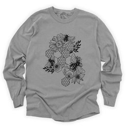 Keep The Bee Long Sleeve Shirt T Shirt Gift For Gardener