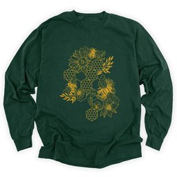 Keep The Bee Long Sleeve Shirt T Shirt Gift For Gardener