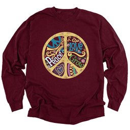 Grow Your Peace Long Sleeve Shirt T Shirt Gift For Gardener