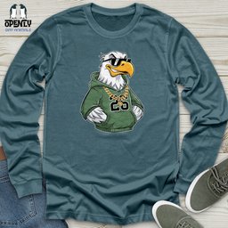 A Cool Urban Styled Eagle Unisex Long Sleeve Tee Gift For Animal Lover