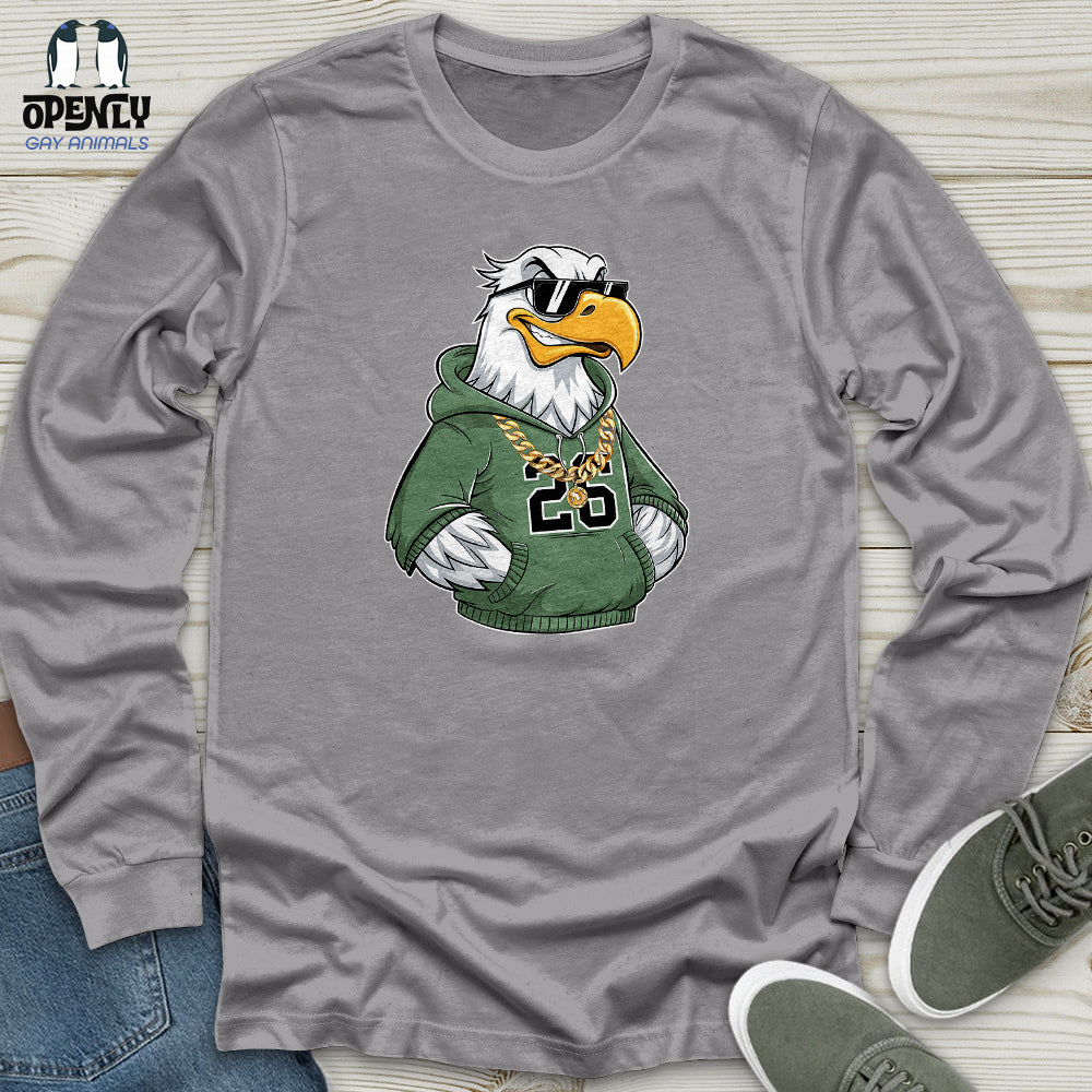 A Cool Urban Styled Eagle Unisex Long Sleeve Tee Gift For Animal Lover