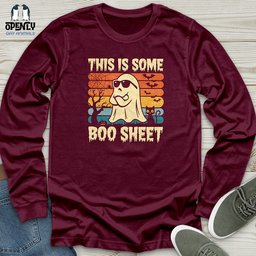 Boo Sheet Unisex Long Sleeve Tee Gift For Animal Lover