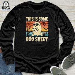 Boo Sheet Unisex Long Sleeve Tee Gift For Animal Lover