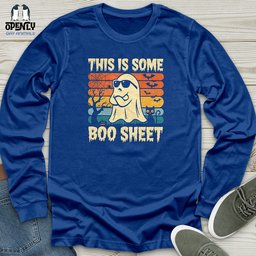 Boo Sheet Unisex Long Sleeve Tee Gift For Animal Lover