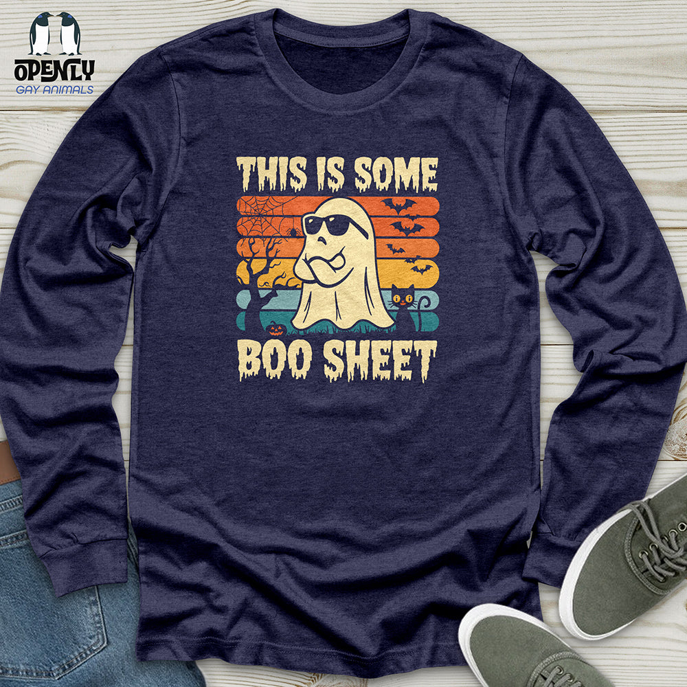 Boo Sheet Unisex Long Sleeve Tee Gift For Animal Lover