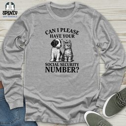 Can I Please Unisex Long Sleeve Tee Gift For Animal Lover