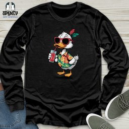 Duck Juice Unisex Long Sleeve Tee Gift For Duck Lover