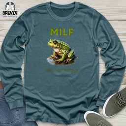 Milf Unisex Long Sleeve Tee Gift For Animal Lover