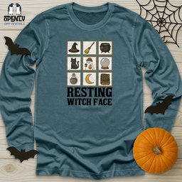 Resting Unisex Long Sleeve Tee Gift For Animal Lover
