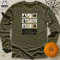 Resting Unisex Long Sleeve Tee Gift For Animal Lover