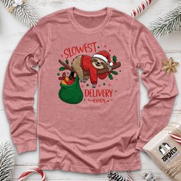 Slowest Delivery Ever Long Sleeve Tee Gift For Animal Lover