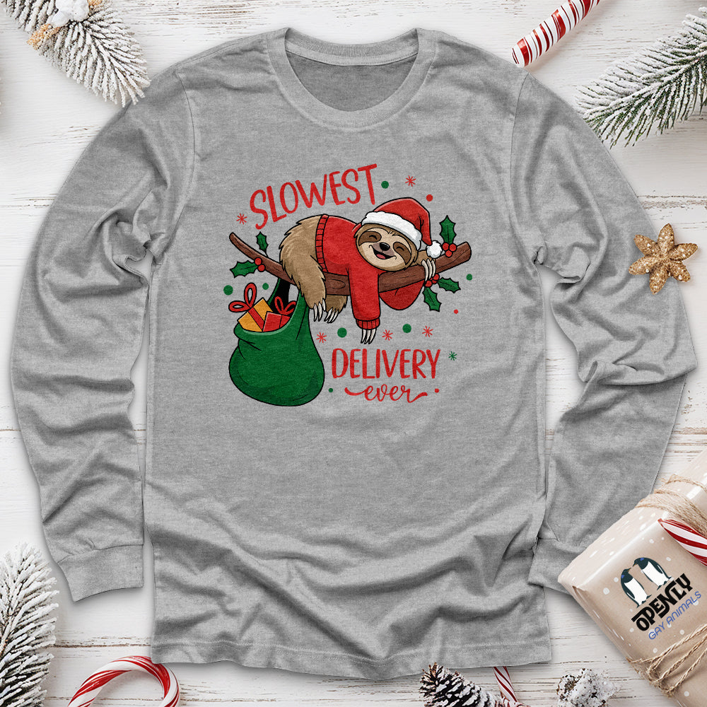 Slowest Delivery Ever Long Sleeve Tee Gift For Animal Lover