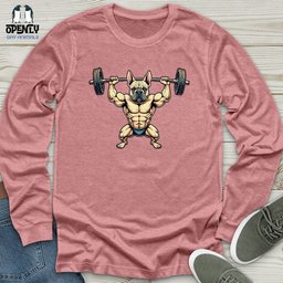 Strong Dog Unisex Long Sleeve Tee Gift For Dog Lover