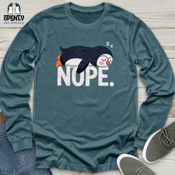 Nope Unisex Long Sleeve Tee Gift For Animal Lover
