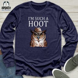 Im Such A Hoot Unisex Long Sleeve Tee Gift For Animal Lover