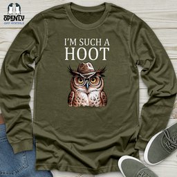 Im Such A Hoot Unisex Long Sleeve Tee Gift For Animal Lover