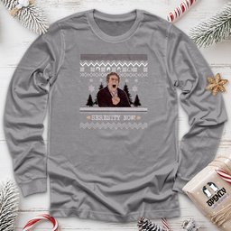 Serenity Now Unisex Long Sleeve Tee Gift For Animal Lover