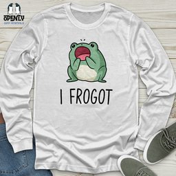 I Frogot Unisex Long Sleeve Tee Gift For Animal Lover