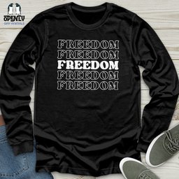 Freedom Unisex Long Sleeve Tee Gift For Animal Lover