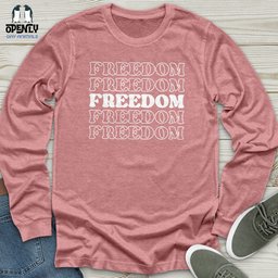 Freedom Unisex Long Sleeve Tee Gift For Animal Lover