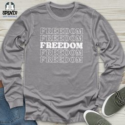 Freedom Unisex Long Sleeve Tee Gift For Animal Lover