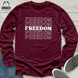 Freedom Unisex Long Sleeve Tee Gift For Animal Lover