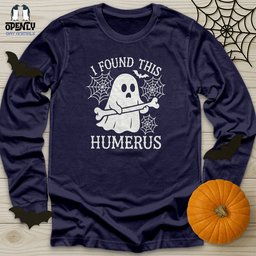 I Found This Humerus Unisex Long Sleeve Tee Gift For Animal Lover
