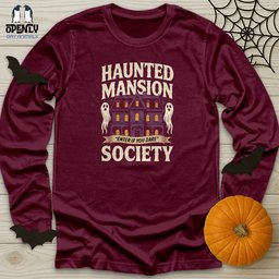 Haunted Mansion Unisex Long Sleeve Tee Gift For Animal Lover
