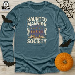 Haunted Mansion Unisex Long Sleeve Tee Gift For Animal Lover