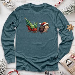 Hedgehog Unisex Long Sleeve Tee Gift For Animal Lover