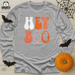 Hey Boo 2 Unisex Long Sleeve Tee Gift For Animal Lover