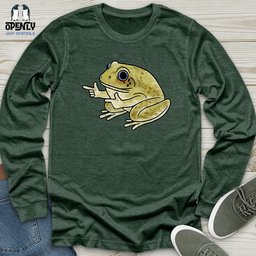 Gotem Frog Unisex Long Sleeve Tee Gift For Frog Lover