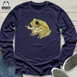 Gotem Frog Unisex Long Sleeve Tee Gift For Frog Lover
