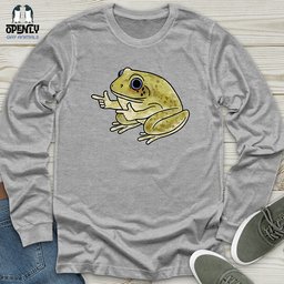 Gotem Frog Unisex Long Sleeve Tee Gift For Frog Lover