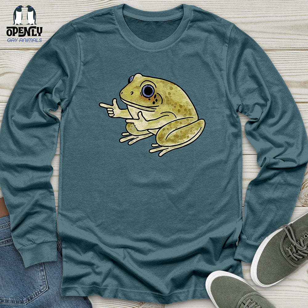 Gotem Frog Unisex Long Sleeve Tee Gift For Frog Lover