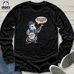 Funny Opossum Unisex Long Sleeve Tee Gift For Animal Lover