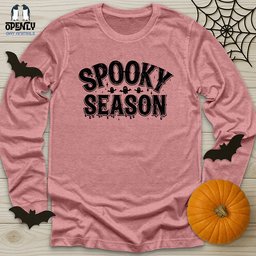 Spookey Season Unisex Long Sleeve Tee Gift For Animal Lover